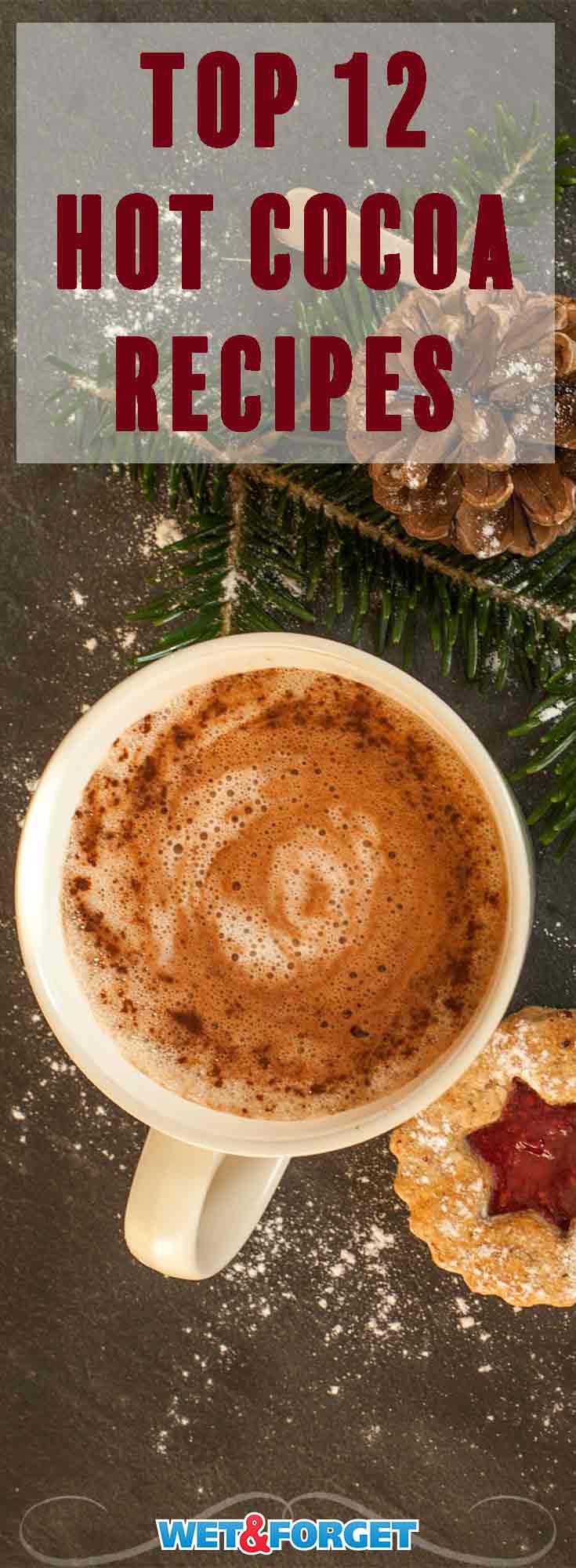 Stay toasty warm this winter with these fabulous hot chocolate recipes! 
