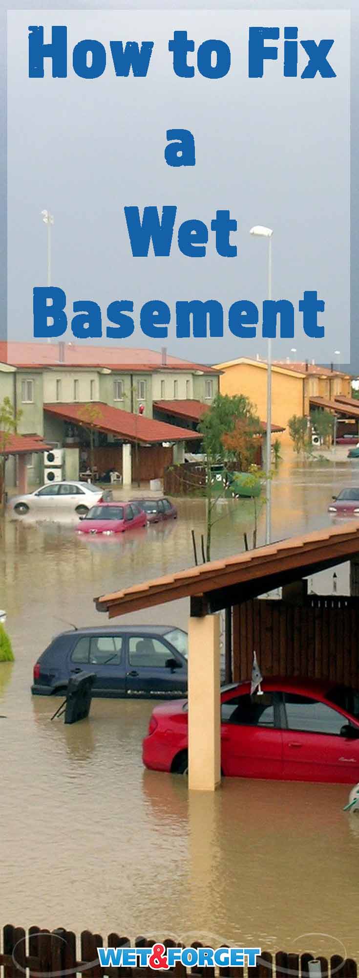 A flooded or wet basement can lead to many issues in your home. Learn how to fix a wet basement with these 4 simple steps!