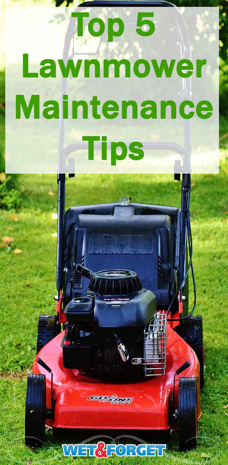 Make sure your lawnmower is ready for the spring season with these 5 maintenance tips!