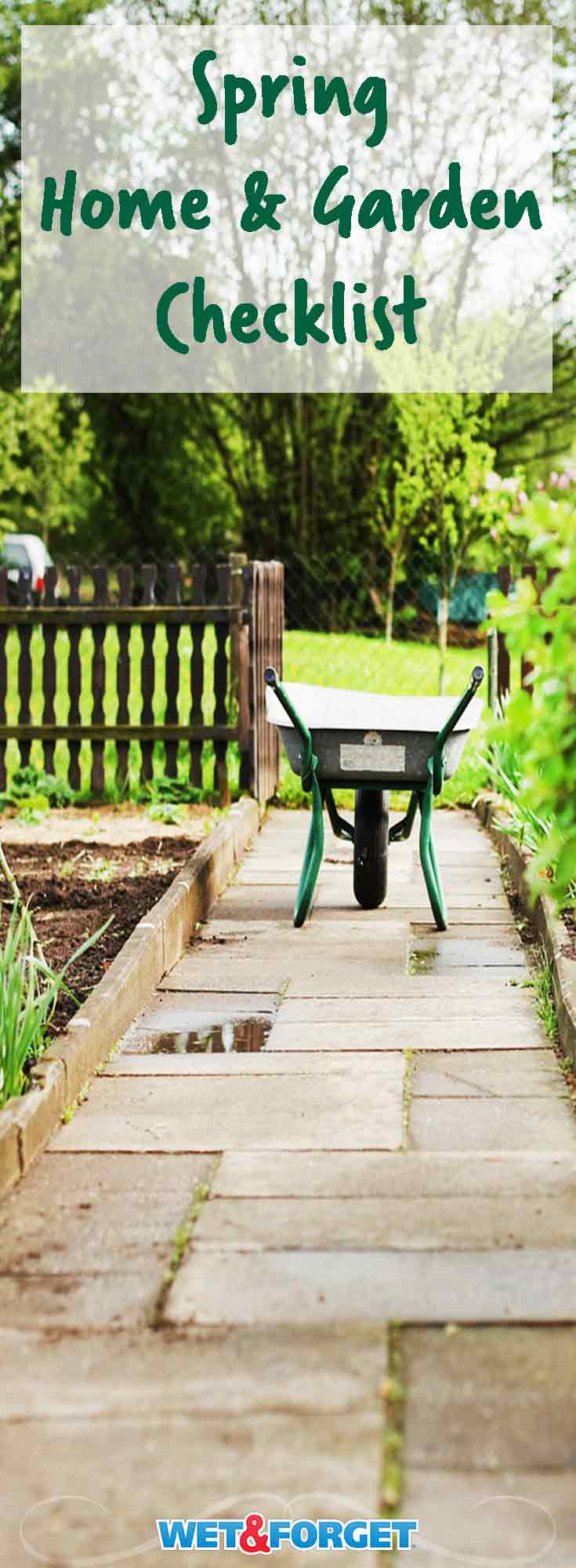 Winter weather can cause a lot of wear and tear your home and garden. Revive your home and garden for the spring with this easy checklist! 
