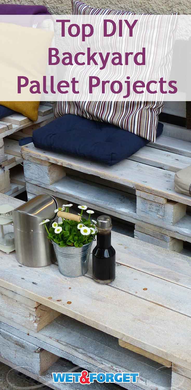 Get crafty with these easy DIY backyard pallet projects!