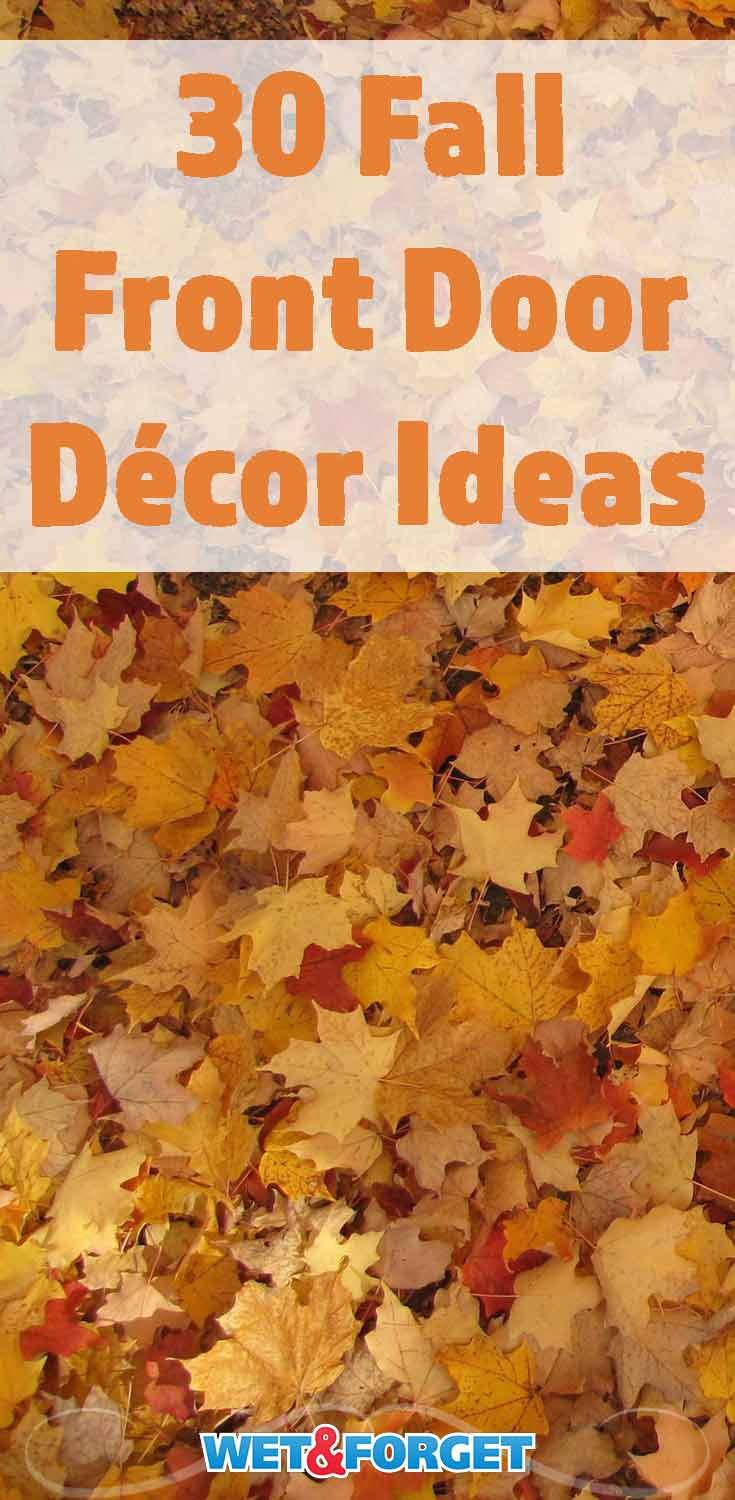 Need some inspiration for your fall decorations? Check out these clever DIY front door décor ideas!