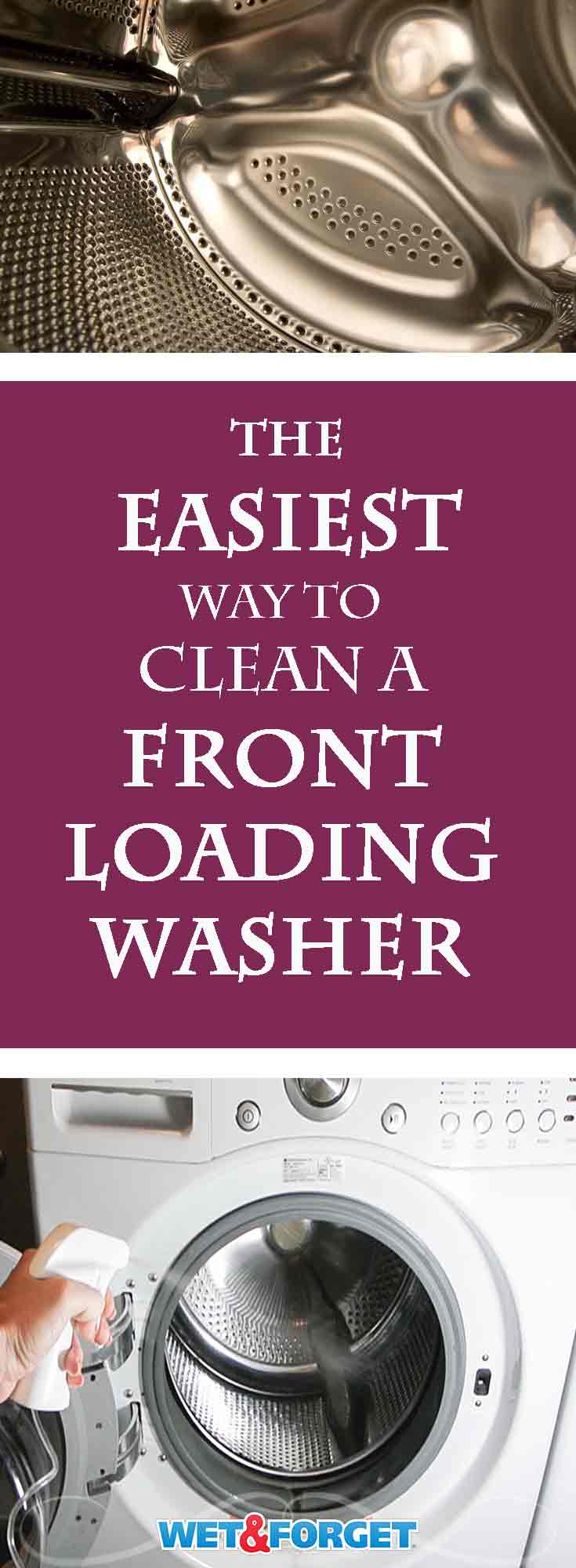 Easiest way to clean a front loading washer