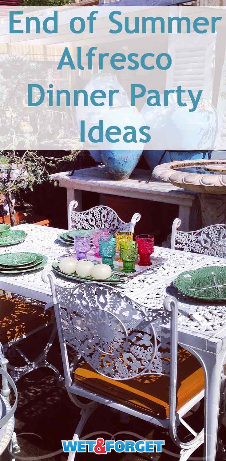 Enjoy the last few warm summer nights with our favorite alfresco dinner party ideas!