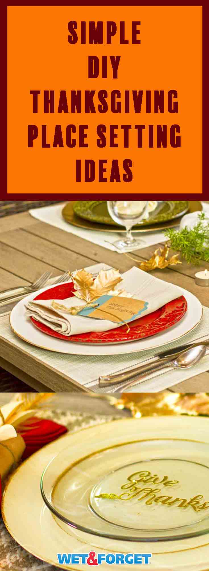 Finish up your Thanksgiving decorating this weekend by crafting your place settings with our tutorials!