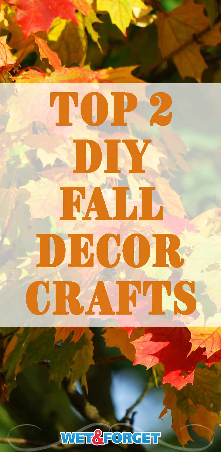 Get ready for the fall season with these easy DIY fall decor crafts!