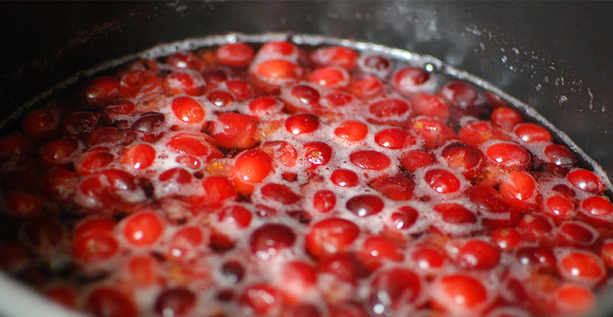 Cranberries are an essential scent to add to your winter potpourri.