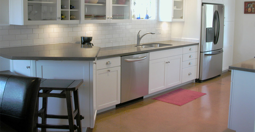Concrete is another great flooring option for your kitchen