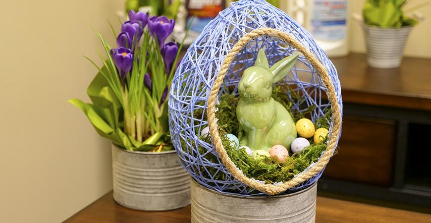 Easy DIY Easter basket