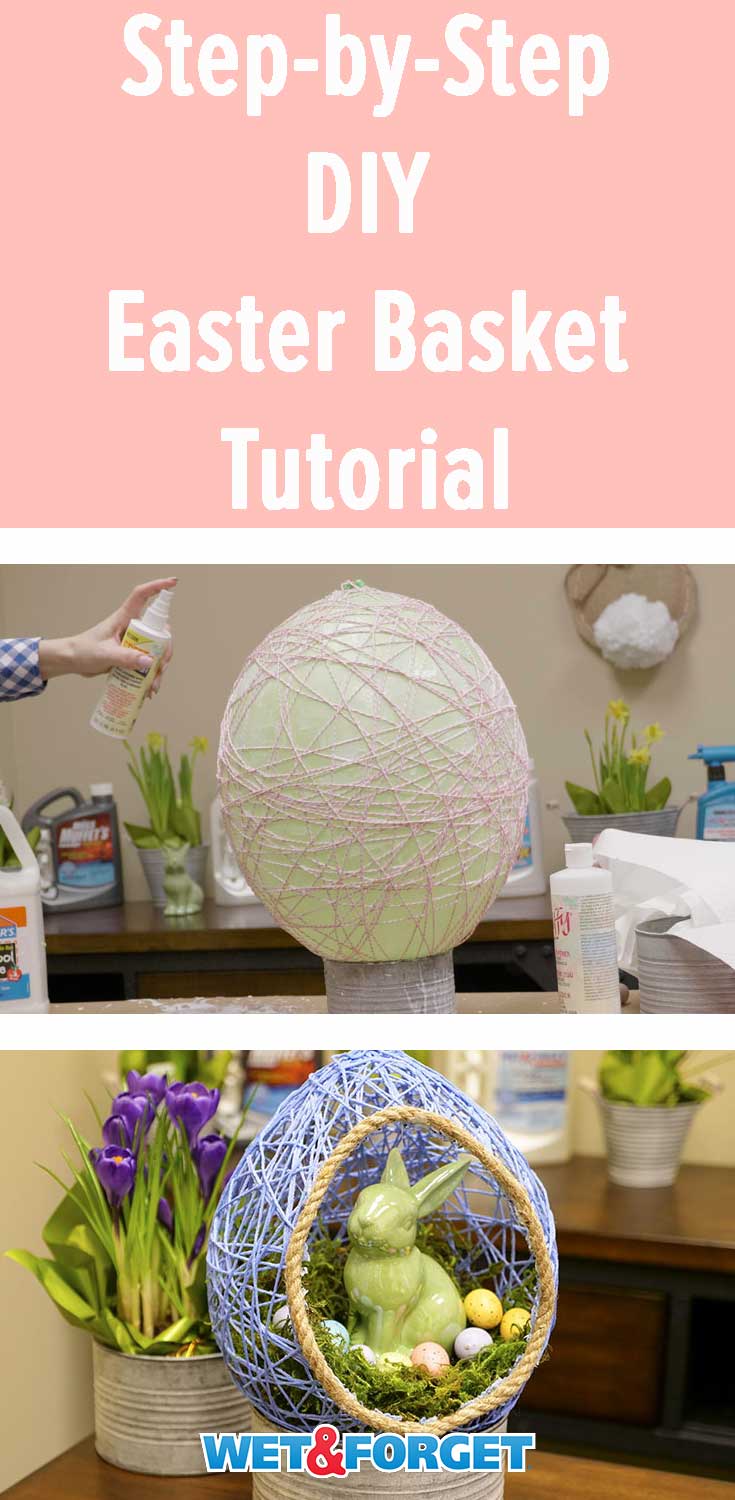 Looking for an alternative to store bought Easter baskets? Follow our step-by-step tutorial to easily create your own Easter basket!