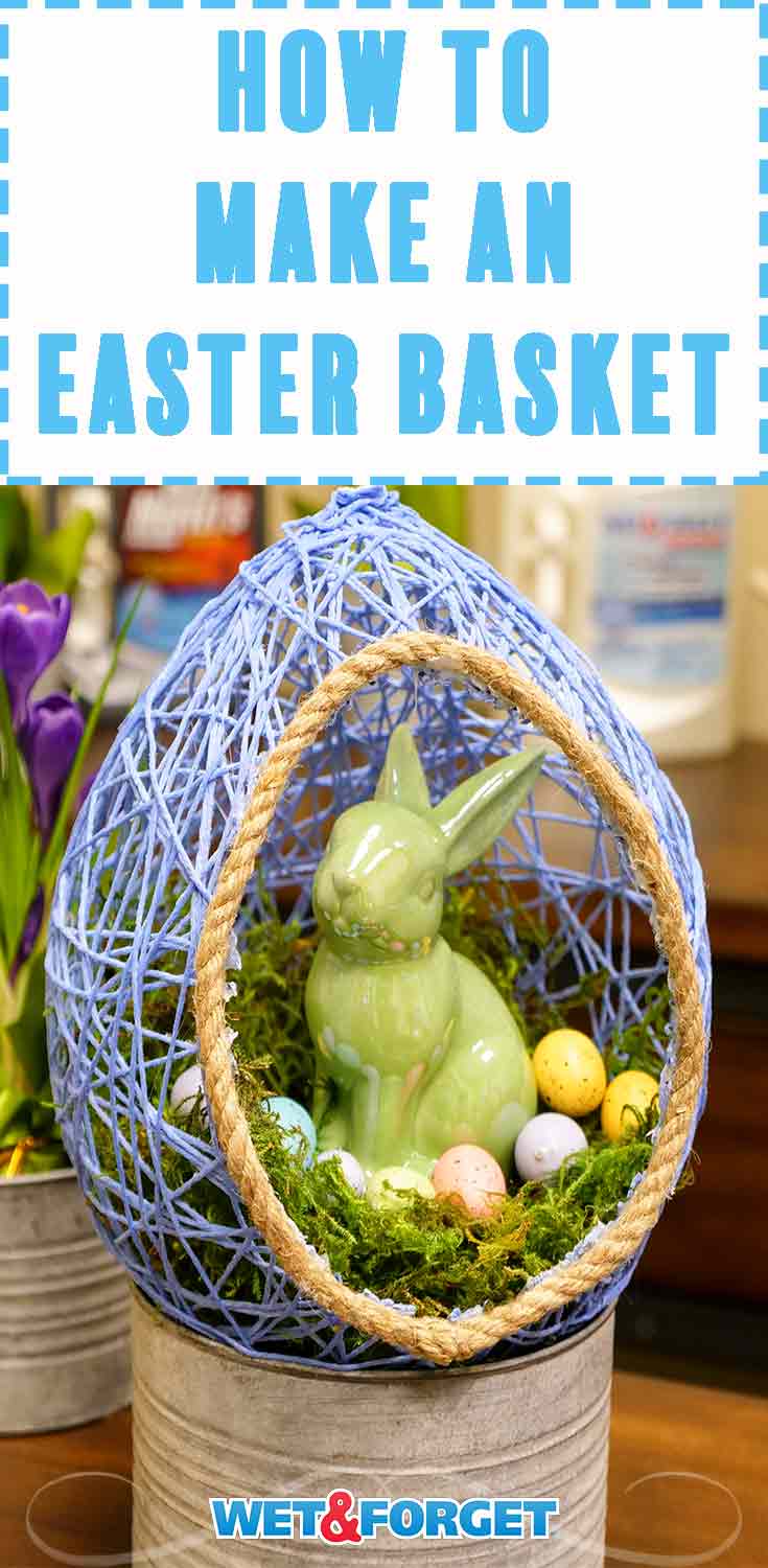 Don't spend extra money buying decorative Easter baskets this year! Learn how to make your own DIY Easter basket with our quick tutorial. 