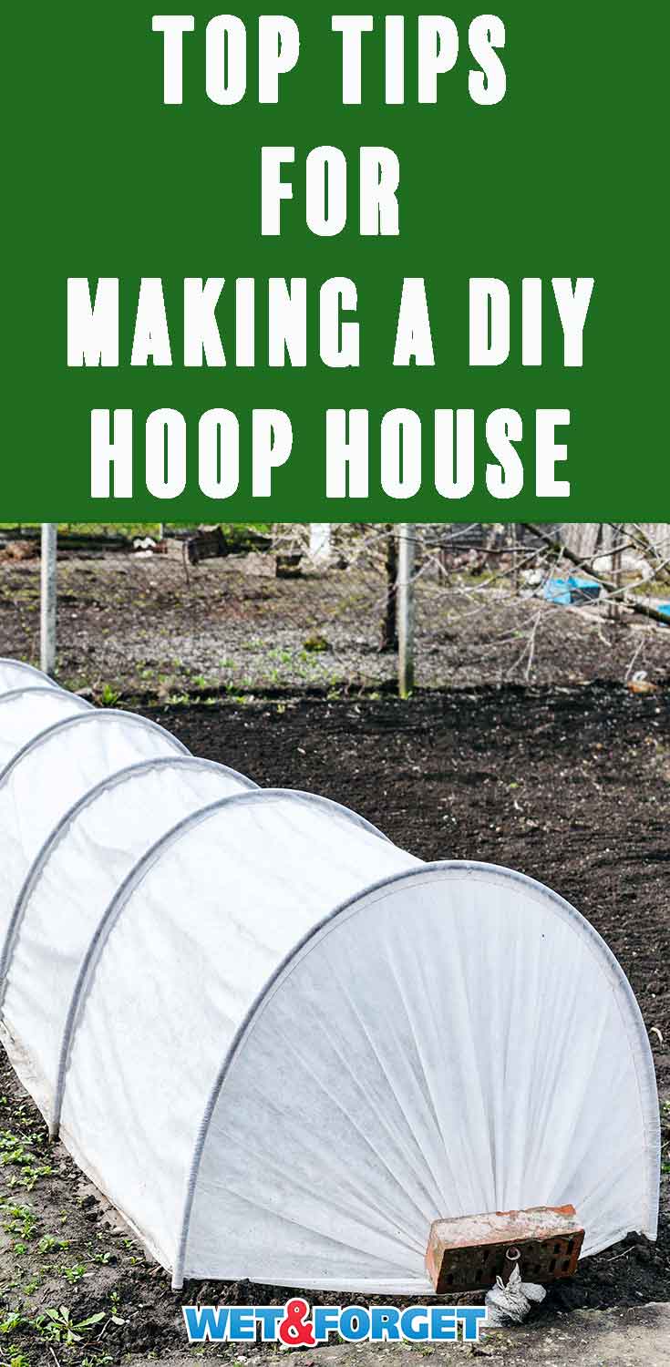 Learn how to create a DIY hoop house to keep growing cool weather plants this winter!